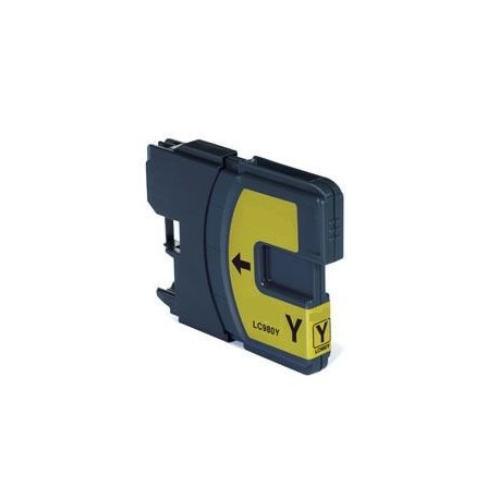 Cartuccia Comp. con BROTHER LC-980 LC-1100 Yellow