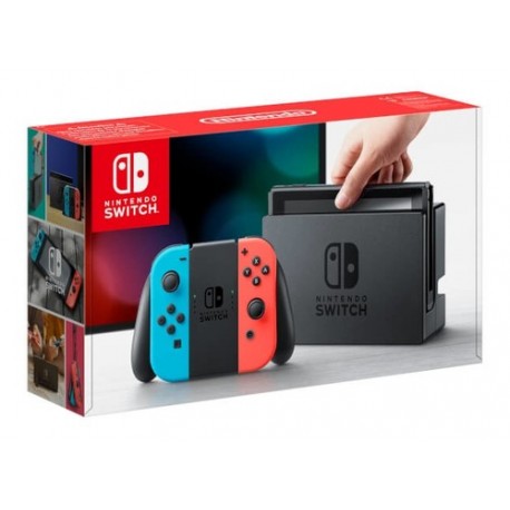 NINTENDO SWITCH CONSOLE JOY-CON ROSSO/BLU NEON IT