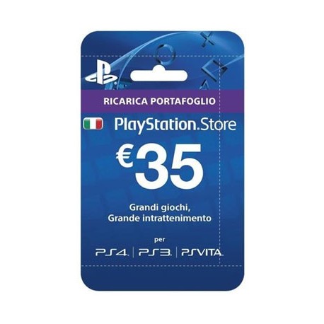 SONY PS4 PSN CARD 35 EURO 9899433 IT