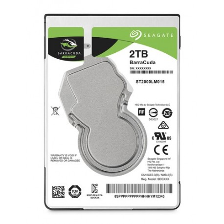 SEAGATE HDD INT 2.5" 2TB SATA3 128MB 5400RPM ST2000LM015