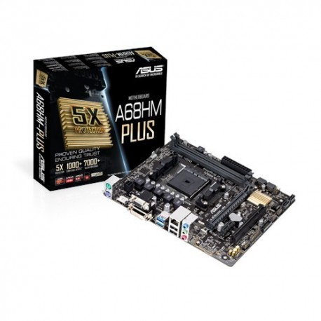 ASUS MB FM2+ A68HM-PLUS 2xDDR3 4xSATA RAID USB3.1 VGA/DVI/HDMI