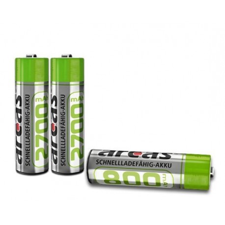 ARCAS PILE STILO AA RICARICABILI 800MAH 2PZ