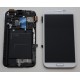 Display Lcd Hd completo di Touch screen e vetro Samsung Galaxy Note 2 N7100 Originale Bianco