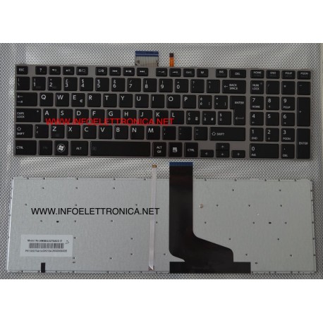 Tastiera Italiana Retroilluminata compatibile con Toshiba Satellite L850 C850 C850D C855 C855D C870 L850 L850D L855 L870 L870D