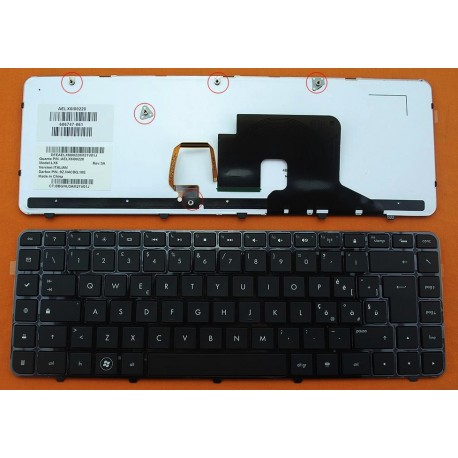 Tastiera italiana nera compatibile con HP Pavilion DV6-3000 3100