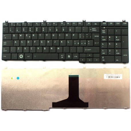 Tastiera italiana nera compatibile con Toshiba Satellite Pro C670 C670D C675 C675D Serie