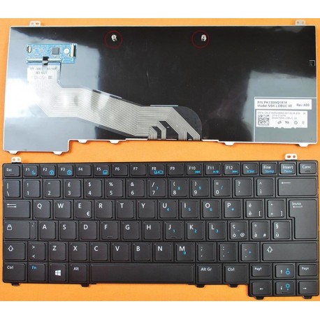 Tastiera italiana compatibile con DELL Latitude E5440 con Trackpoint Retroilluminata