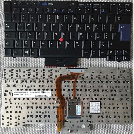 Tastiera italiana compatibile con IBM Lenovo ThinkPad T510 T510I T520 W510 W520 X220 X220I X220T