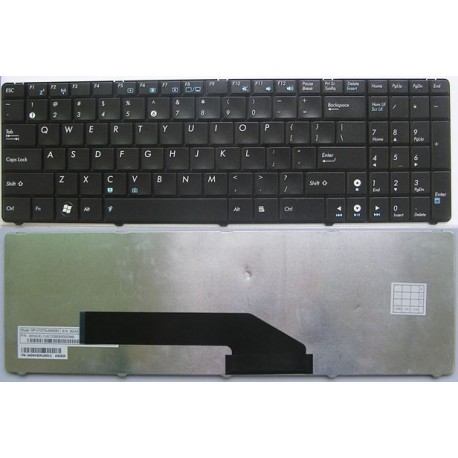 Tastiera N50 compatibile con Asus N50VC N50VG N50VN N51 N51VC N51VG K50 K70 K70AB