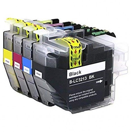 Cartuccia Comp. con BROTHER LC3213XL LC3213 XL Ciano