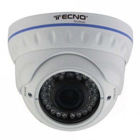 TECNO TELECAMERA UTC DOME 1/2.8" CMOS 2MPX VARIFOCAL 36LED TC-6120-I36