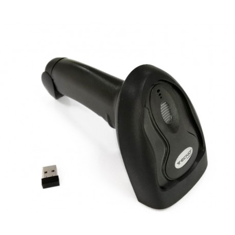 TECNO LETTORE BARCODE LASER WIRELESS 2.4GHZ USB 50MT TC-BCW-700