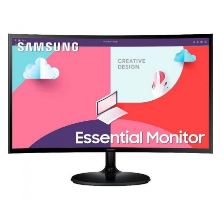 SAMSUNG MONITOR LED 24" ESSENTIAL  FULL HD CURVO